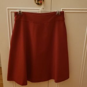 Red skirt
